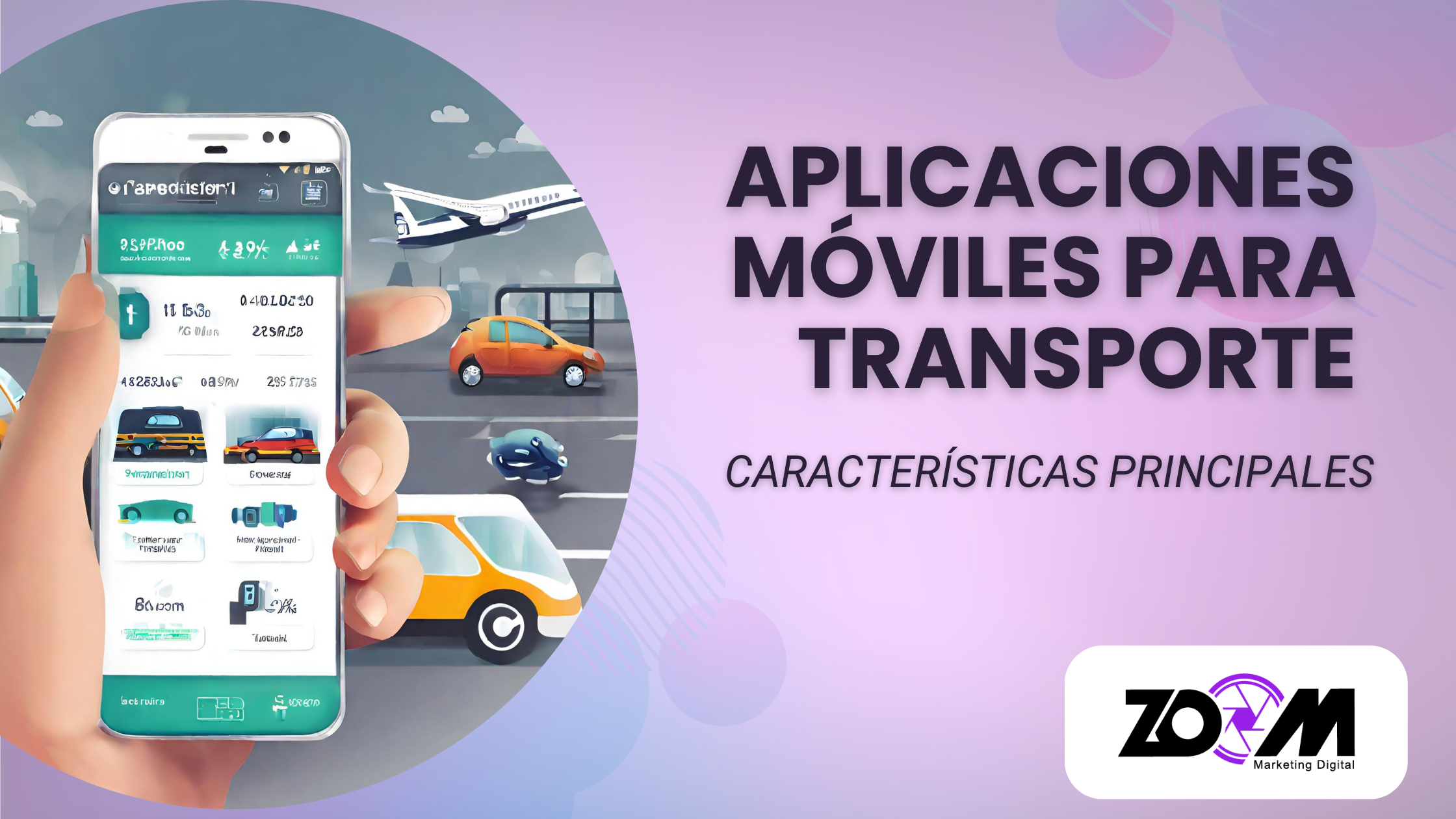 Aplicaciones móviles de transporte: tipos y características