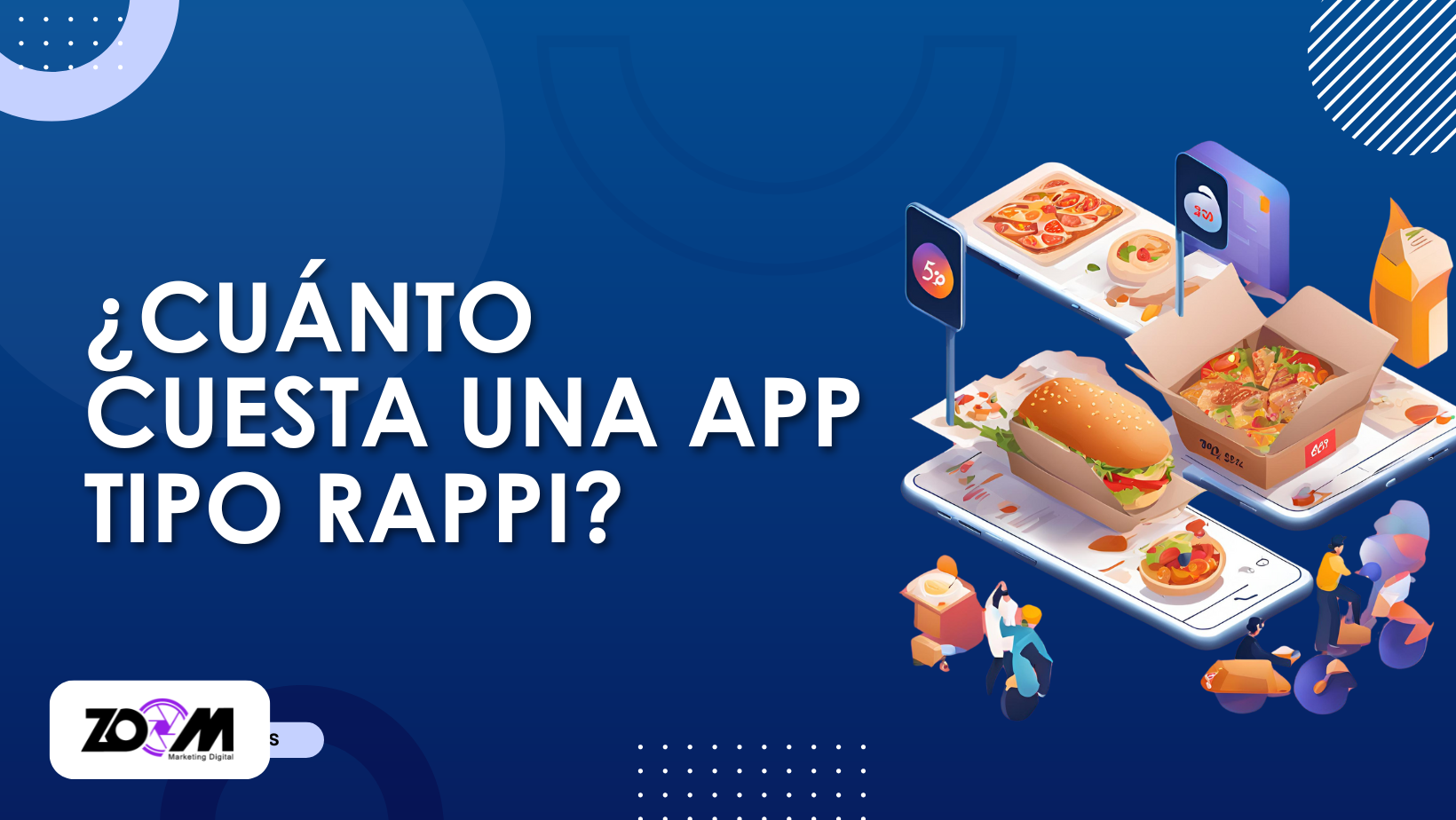 ¿Cuánto cuesta una app tipo Rappi?